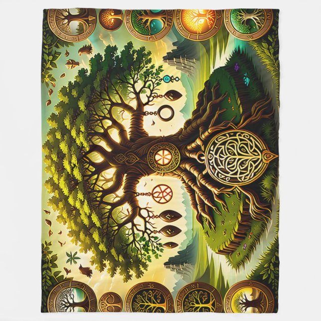 Couverture Polaire Druid Grove : L'arbre de vie dévoilé Thon (Devant)