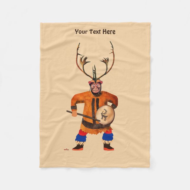 Couverture Polaire Drumming Shaman (Devant)