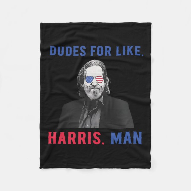 Couverture Polaire Duds Pour Comme Harris Kamala Harris Pour Présiden (Devant)