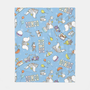 Couverture Polaire Dumbo  Fun Little Blue Motif