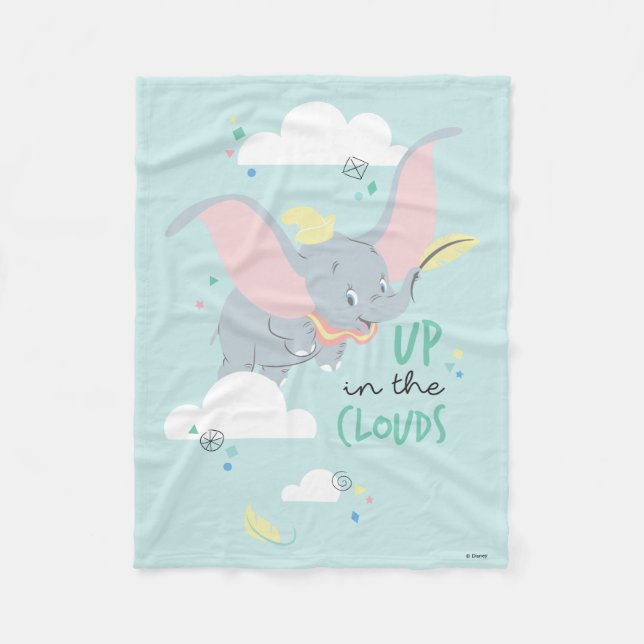 Couverture Polaire Dumbo| Haut dans les nuages (Devant)