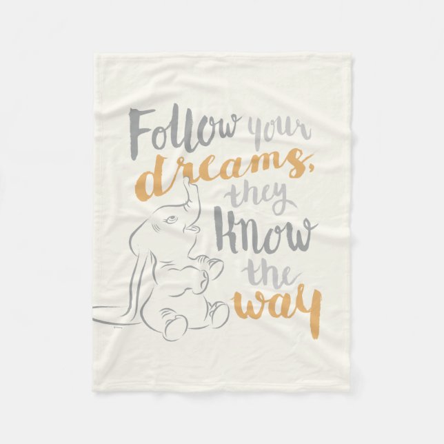 Couverture Polaire Dumbo (homonymie) | Follow Your Dreams (Devant)