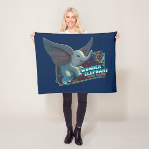 Couverture Polaire Dumbo Merveilleux Eléphant S'Enfonce Dans L'Art