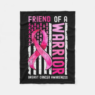 Couverture Polaire D'Un Guerrier Cancer Du Sein Usa Drapeau Sensibili