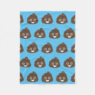 Couverture Polaire Dunette Brown idiote folle Emoji