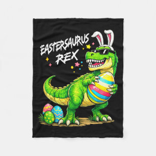 Couverture Polaire Eastersaurus Rex Drôle Dinosaure Pâques T Rex Lapi