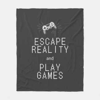 Couverture Polaire Échapper à la réalité Jeux Rétro
