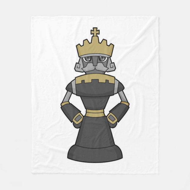 Couverture Polaire Échecs King Crown Chess (Devant)