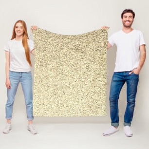 Couverture Polaire Éclaircissements de parties scintillant douce Gold