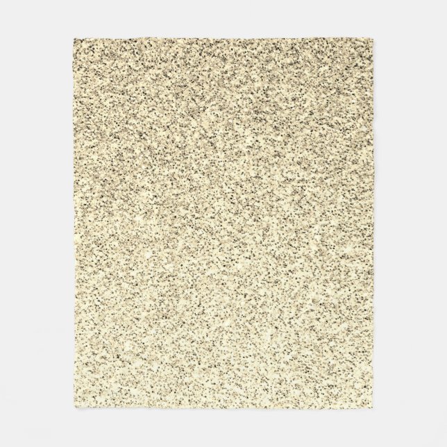 Couverture Polaire Éclaircissements de parties scintillant douce Gold (Devant)