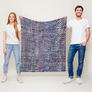 Couverture Polaire Écorce vintage de crème pourpre