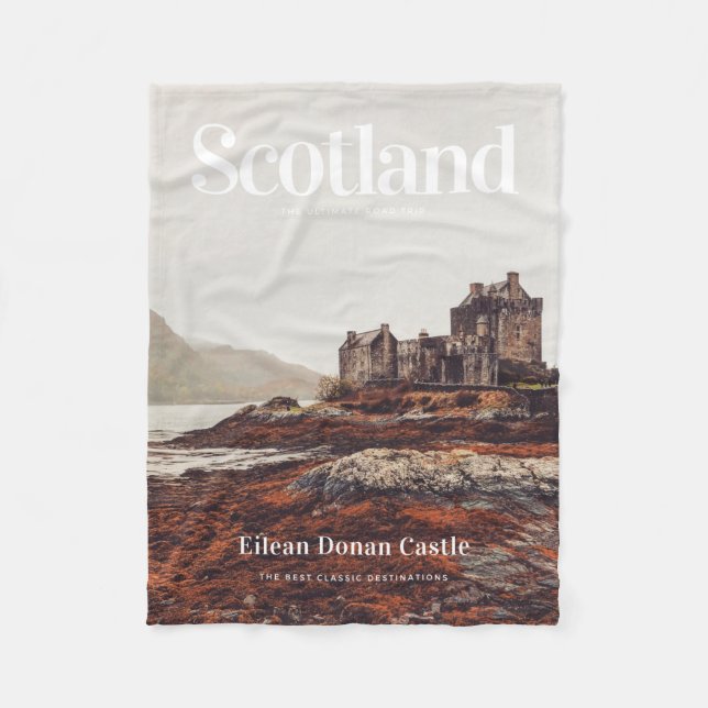 Couverture Polaire Écosse, Eilean Donan Castle, écossais (Devant)