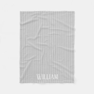 Couverture Polaire Écrans gris clair personnalisés