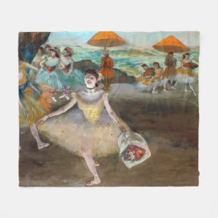 Couverture Polaire Edgar Degas - Danseuse avec Bouquet, Bwing on Stag