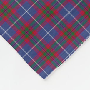 Couverture Polaire Edimbourg Scotland District Tartan Fleece Blanket