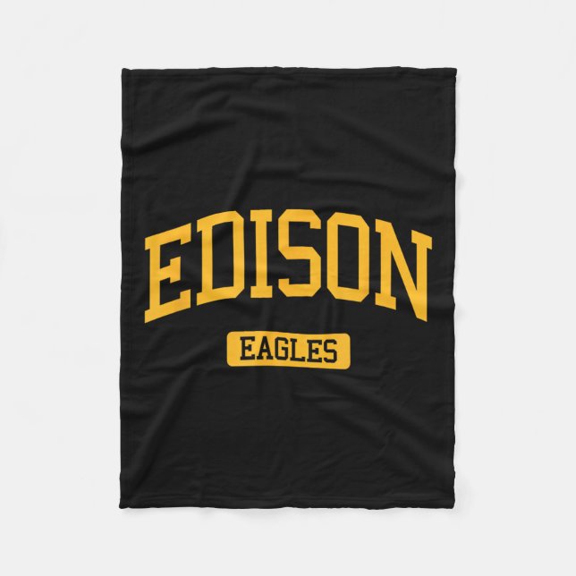 Couverture Polaire Edison High School Hs Edison Nj Varsity Srts  (Devant)
