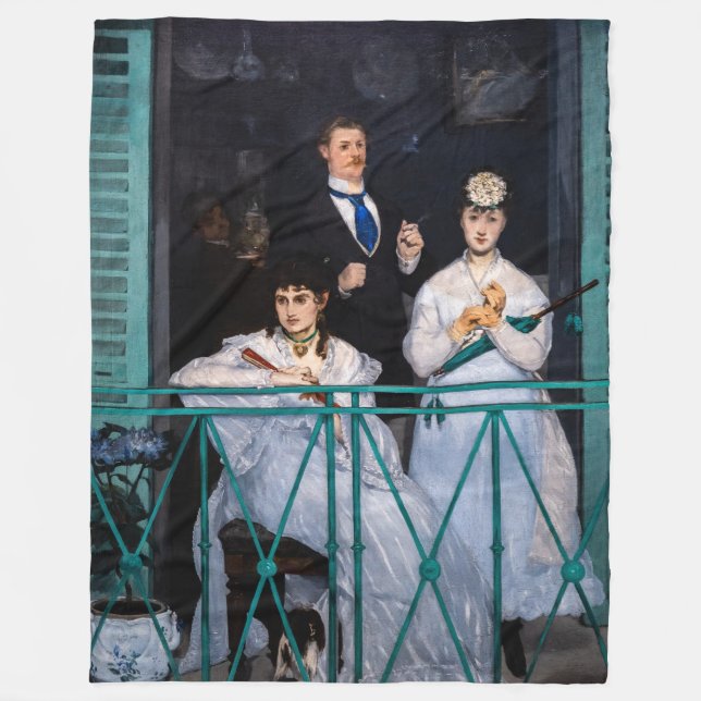 Couverture Polaire Edouard Manet - Balcon / Le Balcon (Devant)