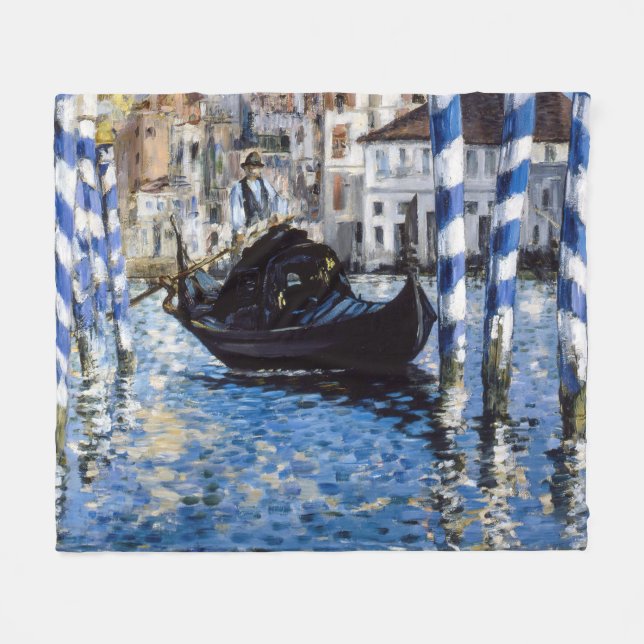 Couverture Polaire Edouard Manet - Grand Canal, Venise (Devant (Horizontal))