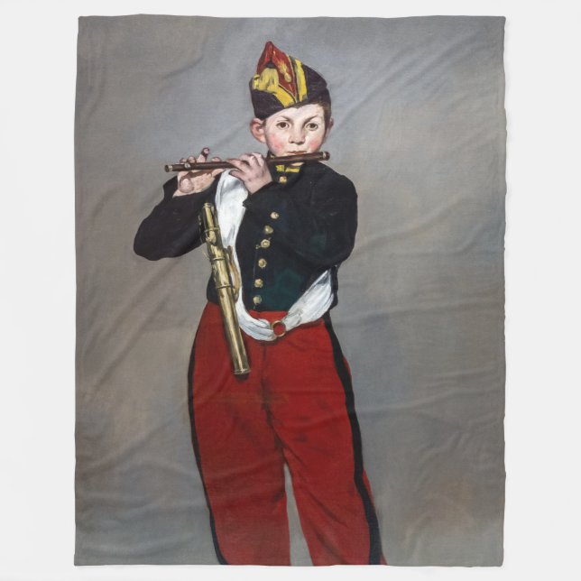 Couverture Polaire Edouard Manet - Le Fifer / Jeune Flutiste (Devant)