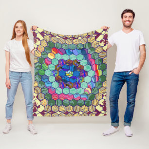 Couverture Polaire Édredon fait maison