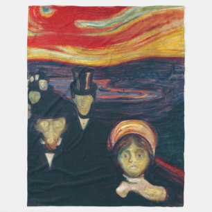 Couverture Polaire Edvard Munch - Anxiété