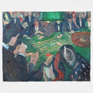 Couverture Polaire Edvard Munch - Table de roulette à Monte Carlo