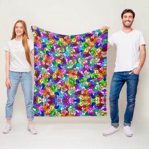 Couverture Polaire Effet de verre tendu