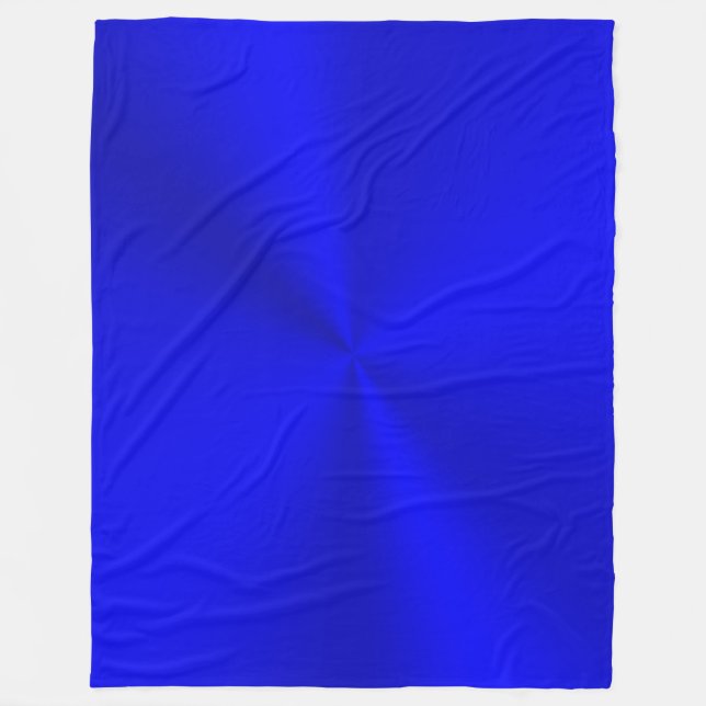 Couverture Polaire Effet radial bleu royal (Devant)