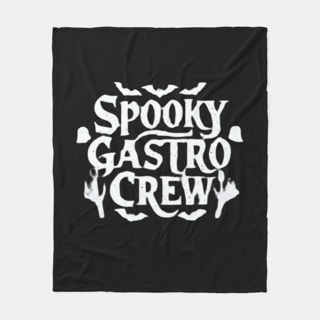 Couverture Polaire Éffrayant Gastro Crew Gastro Nurse Halloween Class (Devant)