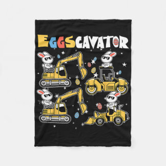Couverture Polaire Eggscavator Chasse aux Oeufs de Pâques Camions de 