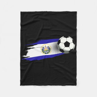 Couverture Polaire El Salvador Flag Jersey Salvadorean Soccer Team Sa