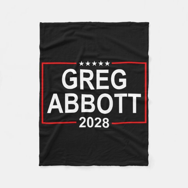 Couverture Polaire Élection présidentielle de Greg Abbott 2028 4 juil (Devant)