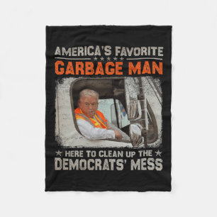 Couverture Polaire Élection Trump 2024 Trump Garbage Man Vote Trump P