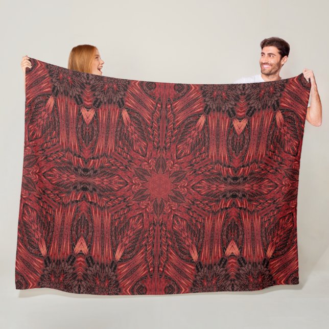 Couverture Polaire Élégance Rêves antiques 97 (En situation)