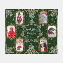 Élégant Joyeux Noël Famille Photo Collage