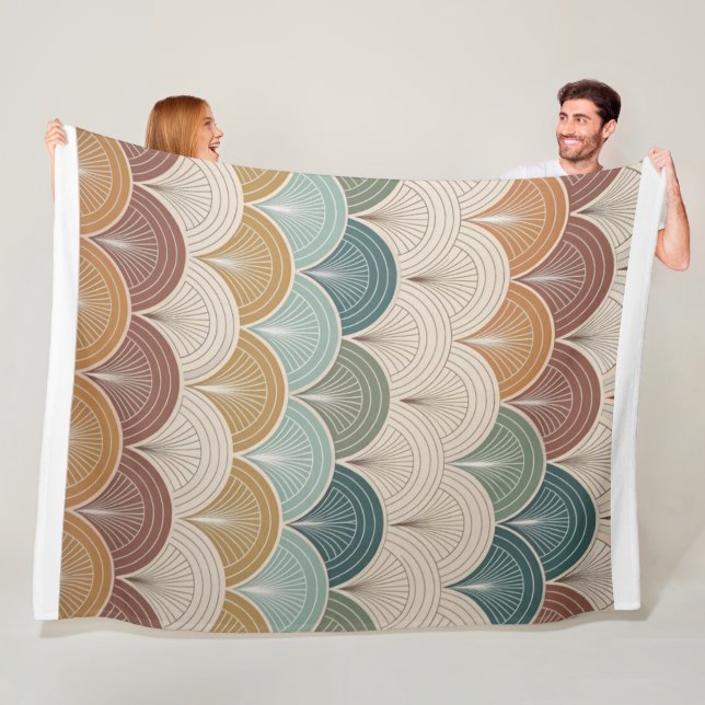 Couverture Polaire "Elegant Modern Abstract Pattern  (En situation)