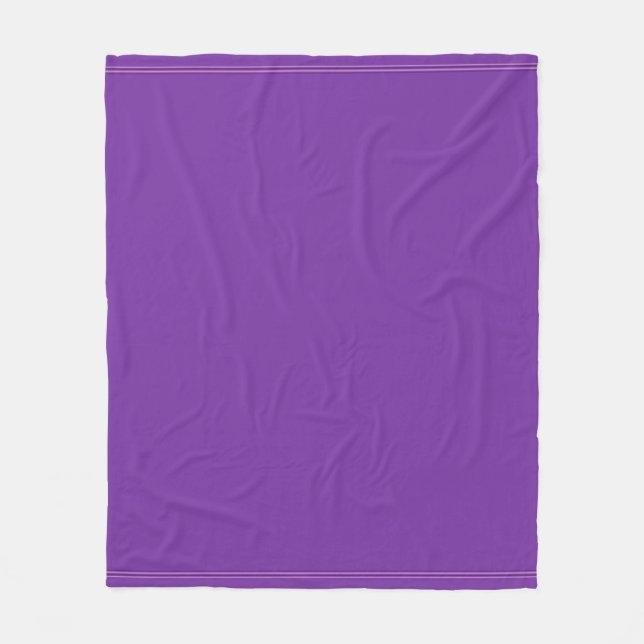 Couverture Polaire Élégant moderne violet violet harmonie de couleur (Devant)