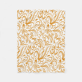 Couverture Polaire Élégant motif floral