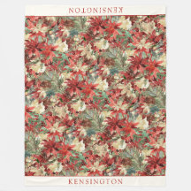 Élégant Noël Poinsettia Nom floral