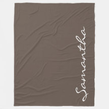 élégant simple moderne chic tendance monogram gris