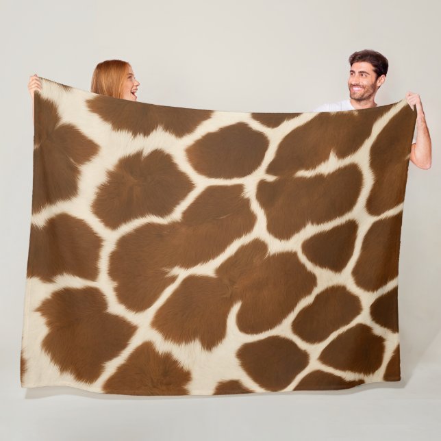 Couverture Polaire Elégante Vache Faux Cuir Collection populaire (En situation)