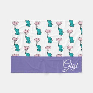 Couverture Polaire Éléphant de bébé