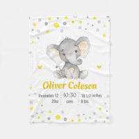 Éléphant Gris Jaune à Points Nursery Statistiques