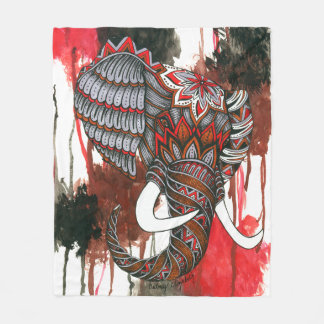 Couverture Polaire Éléphant royal