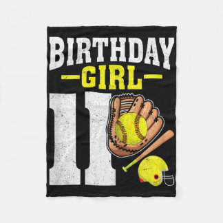 Couverture Polaire Eleven Years Old Softll Lover 11th Birthday Girls