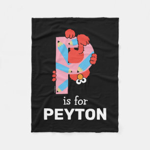 Couverture Polaire Elmo Alphabet   Crayon P