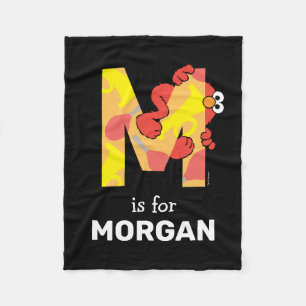 Couverture Polaire Elmo Alphabet M Musique