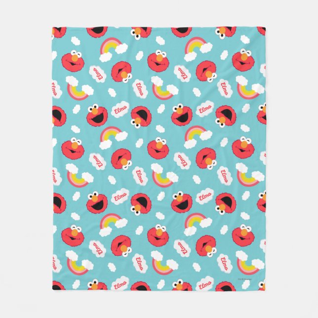 Couverture Polaire Elmo et Rainbows Motif (Devant)