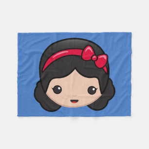 Couverture Polaire Emoji Blanche Neige