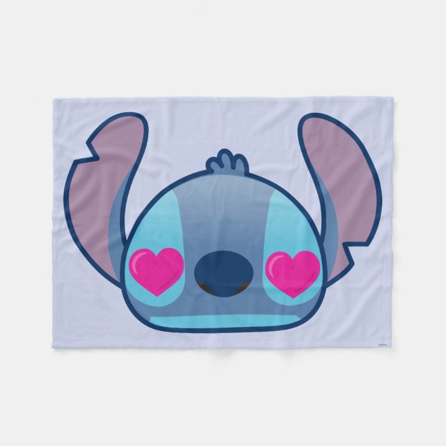 Couverture Polaire Emoji Stitch (Devant (Horizontal))